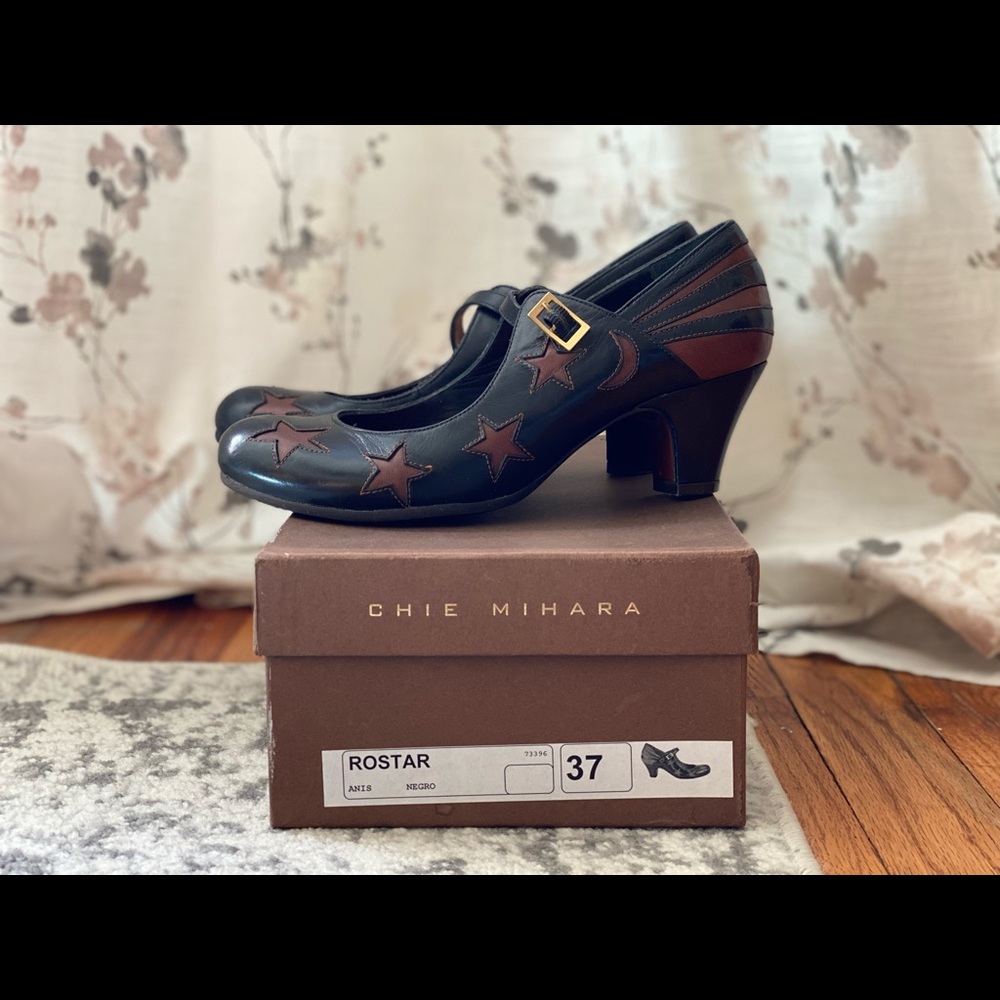 Chie Mihara Rostar Moon and Star Heels Anthropologie BHLDN